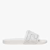 Diesel Unisex Mayemi Puf X Sandals In White & Black
