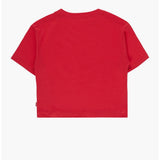 Levis Girls Light Bright Cropped Top In Red