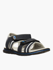 Hush Puppie Kids Hpi00003 Steve Qtr Strap Navy/Grey