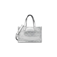 Guess Womens Finneas Mini Tote In Silver
