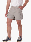Jeep Mens Fixed Waistband Mountain Shorts In Grey