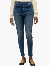 Polo Womens Cally High Waist Skinny Jeans In Blue