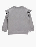 Jeep Kids Crewneck Sweat Top In Grey Multi