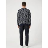 Tshepo Jeans Unisex Monogram Jersey Knit Navy