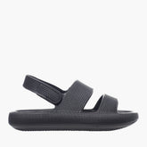 Hush Puppies Black Sammy Sandals In Black