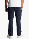 Jeep Mens Bolt Fixed Twill Cargo Pants In Vintage Blue