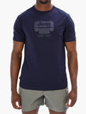 Jeep Mens Fashion Basic Graphic T-Shirt In Midnight