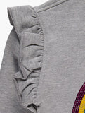 Jeep Kids Crewneck Sweat Top In Grey Multi
