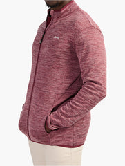 Jeep Mens Zip Through Fleece Mid Layer