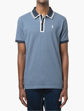 Polo Mens Tipped Golfer In Blue