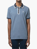 Polo Mens Tipped Golfer In Blue
