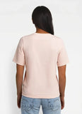 G-Star Raw Womens Text Graphic T-Shirt In Silver Peony