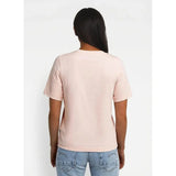 G-Star Raw Womens Text Graphic T-Shirt In Silver Peony