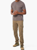 Jeep Mens Embroidery Icon T-Shirt In Grey