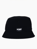 Pony Mens Towelling Hat In Black & White