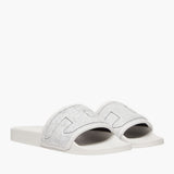 Diesel Unisex Mayemi Puf X Sandals In White & Black