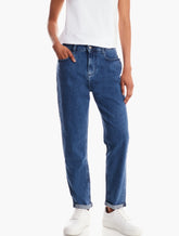 Polo Women's Mid Mom Jean In Medium Wash