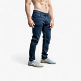 Soviet Mens Trooper #9 Mens Slim Leg Denim Blue Black