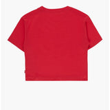 Levis Girls Cropped T-Shirt In Red