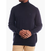Polo Mens Roll Neck Knitwear Jersey In Navy