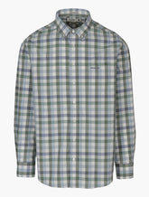 Pringle Mens Joe Check Long Sleeve Classic Shirt In Green