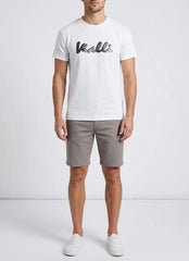 Vialli Mens Lectra T-Shirt In Off White