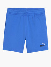 Puma Boys Essential 2 Color No.1 Logo Shorts In Blue