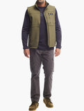 Jeep Mens Softshell Gilet Olive