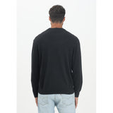 Calvin Klein Mens Cotton Crew Neck Sweatshirt In Black