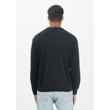 Calvin Klein Mens Cotton Crew Neck Sweatshirt In Black