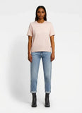 G-Star Raw Womens Text Graphic T-Shirt In Silver Peony