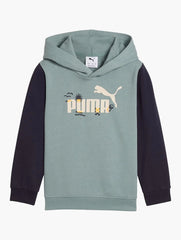 Puma Kids Green Sandy Adventures Hoodie