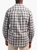 Jeep Mens Yarn Dye Check Shirt In Black & White