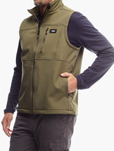 Jeep Mens Softshell Gilet Olive