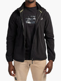 Jeep Mens Black Polar Fleece Funnel Neck Jacket