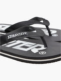 Starter Unisex Thong Slides In Black & White