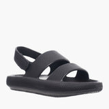 Hush Puppies Black Sammy Sandals In Black