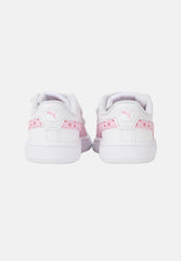 Puma Girls Smash 3.0 Hearty V Inf White Pink