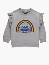 Jeep Kids Crewneck Sweat Top In Grey Multi