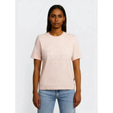 G-Star Raw Womens Text Graphic T-Shirt In Silver Peony
