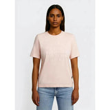 G-Star Raw Womens Text Graphic T-Shirt In Silver Peony