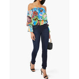 Sissy Boy Womens Axel Skinny With Back Pocket Embroidery In Dark Vinatge