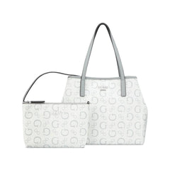 Guess Womens Portini Trap Tote In Dove Grey