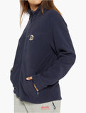 Jeep Womens Zip Through Polar Fleece Jacket In Navy