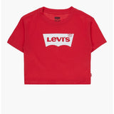Levis Girls Cropped T-Shirt In Red