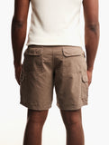 Jeep Mens Fixed Waistband Mountain Shorts In Bark