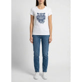 Guess Womens Becky T-Shirt In White