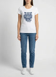Guess Womens Becky T-Shirt In White