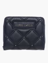 Pierre Cardin Agnes Small Zip Around Purse In Black