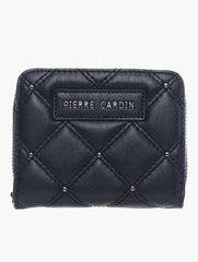 Pierre Cardin Agnes Small Zip Around Purse In Black